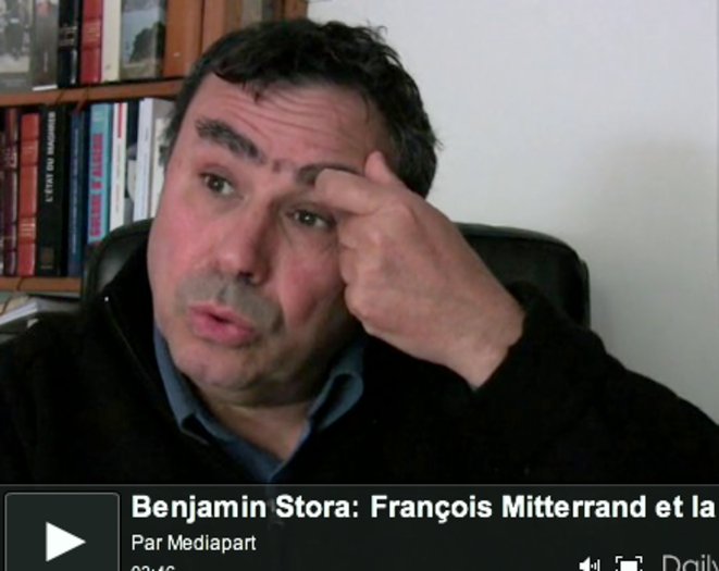 Benjamin Stora (vidéo accessible dans le corps de l'article). Benjamin Stora (vidéo accessible dans le corps de l'article).